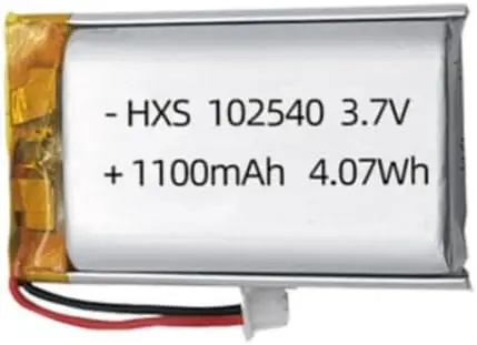 Jeada 1PC 3.7V 1100mAh 102540 Battery Li-ion Li-Polymer with PCM Rechargeable