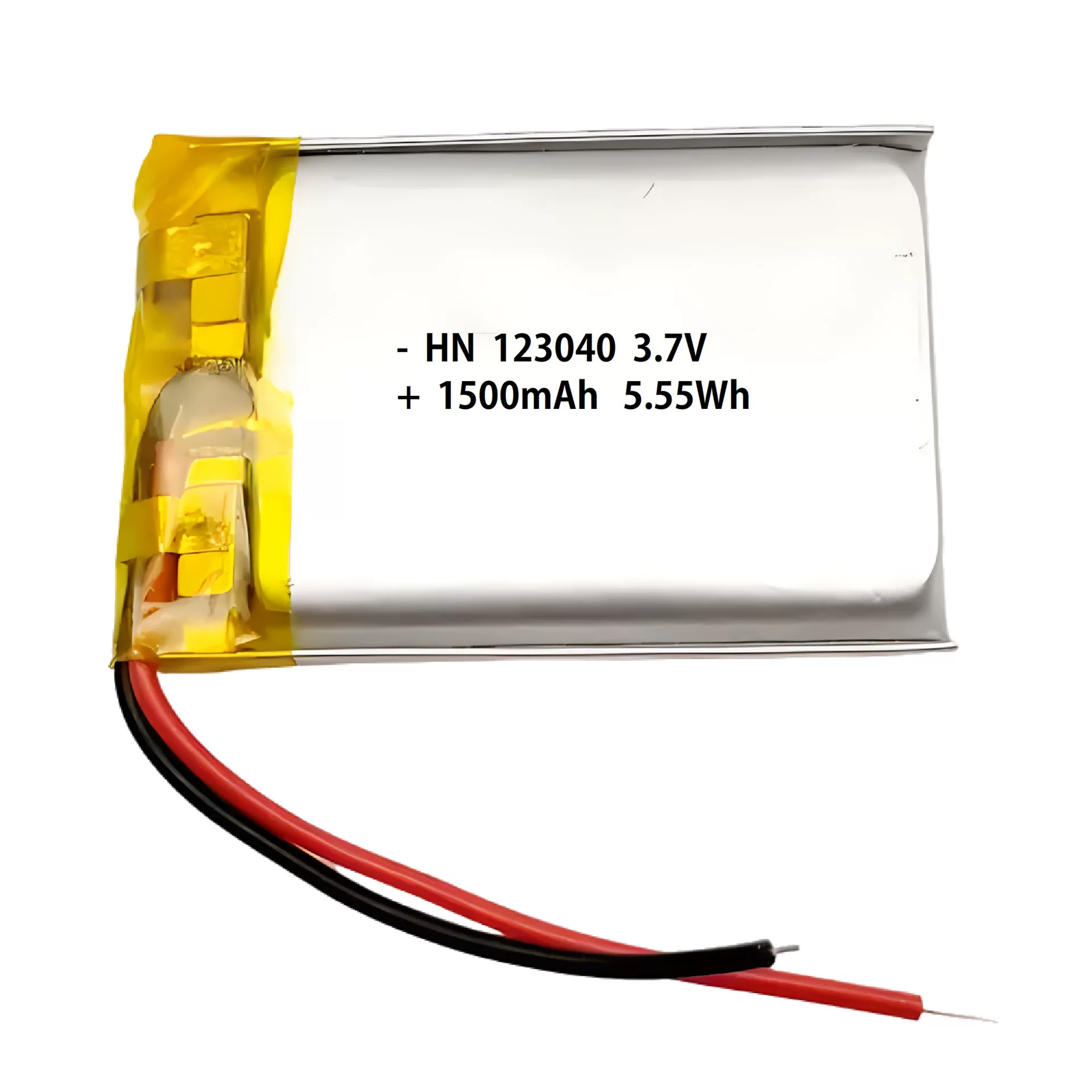 Jeada 1Pc 3.7V 1500mAh 123040 Polymer Lipo Battery With PCM Rechargeable