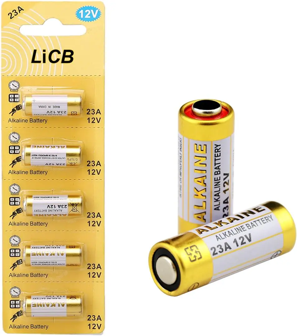 5Pcs x 23A 12V Alkaline Battery