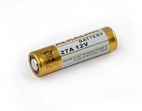 Jeada 5Pcs 27A 12V MN27/MS27 GP27A V27GA L828 A27 Alkaline Battery