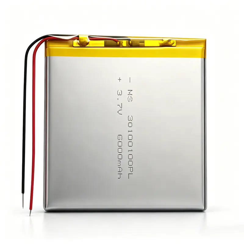 Jeada 1Pc 3.7V 6000mAh 30100100 Polymer Lipo Battery With PCM Rechargeable