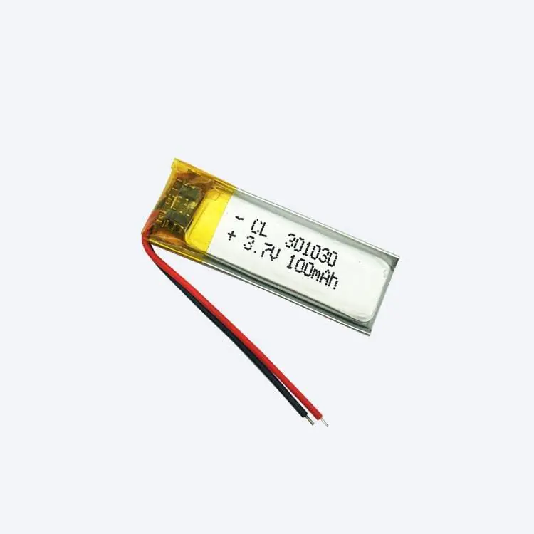 Jeada 2PCS 301030 3.7V 100mAh Polymer Lipo Battery with PCM Rechargeable Battery