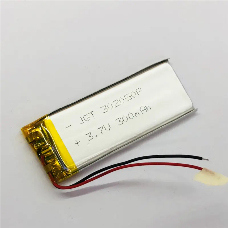 Jeada 2PCS 302050 3.7V 300mAh Polymer Battery with PCM Rechargeable Battery