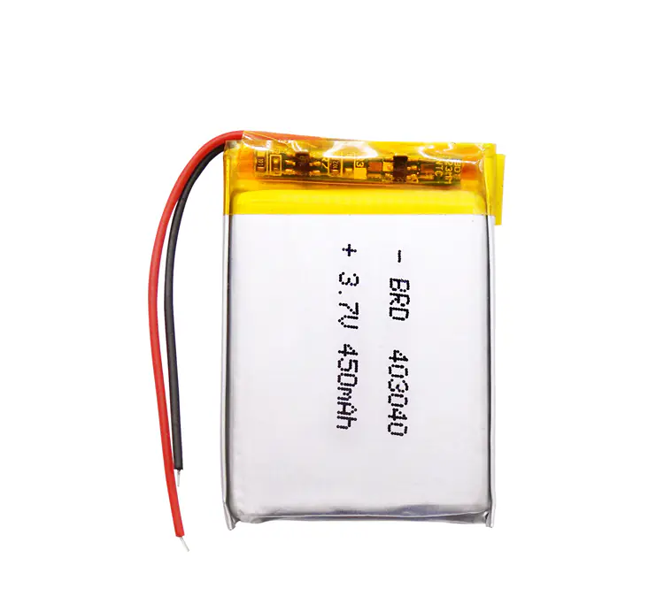 Jeada 2PCS 403040 3.7V 450mAh Polymer Battery with PCM Rechargeable Battery