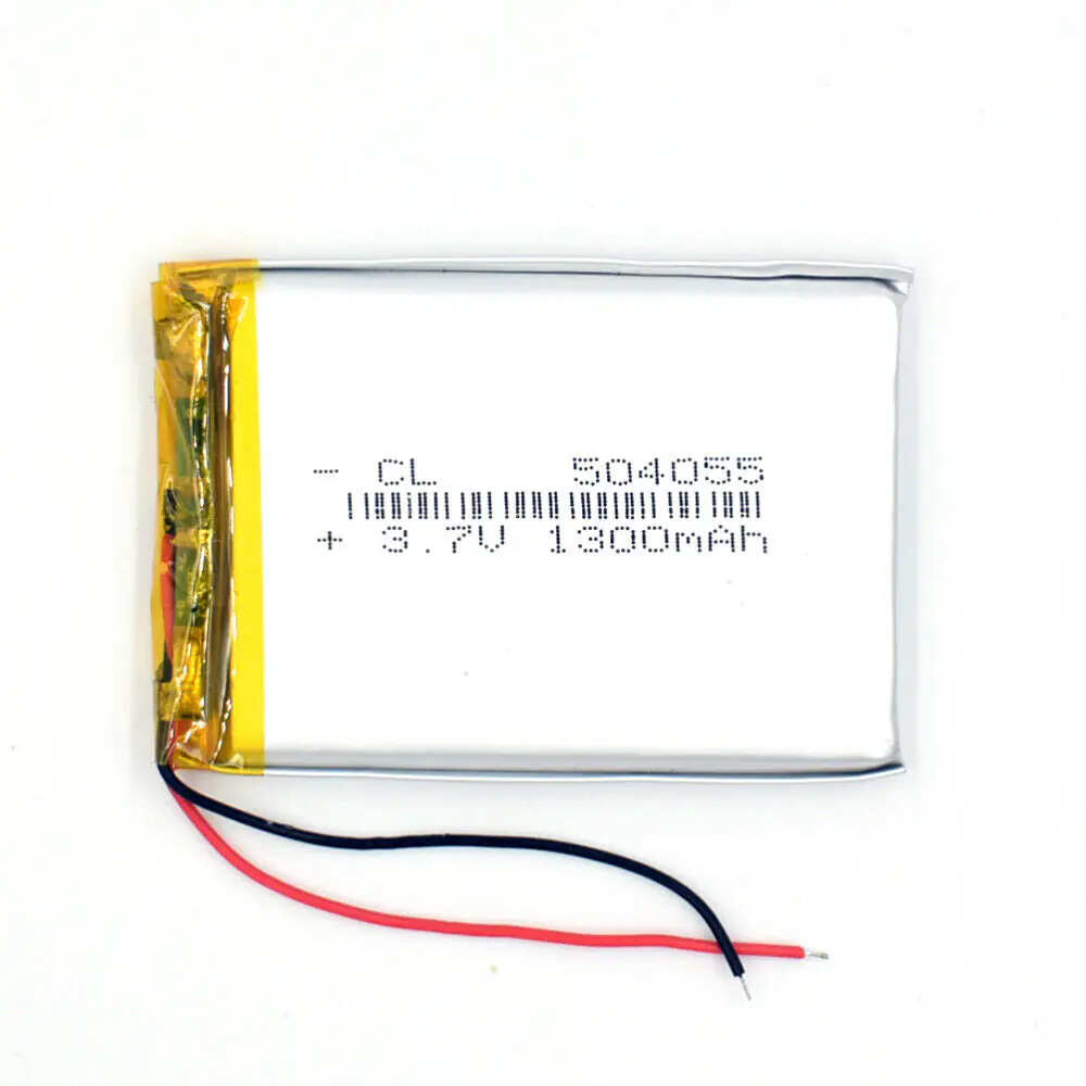 Jeada 1PCS 504055 3.7V 1300mAh Polymer Battery with PCM Rechargeable Battery