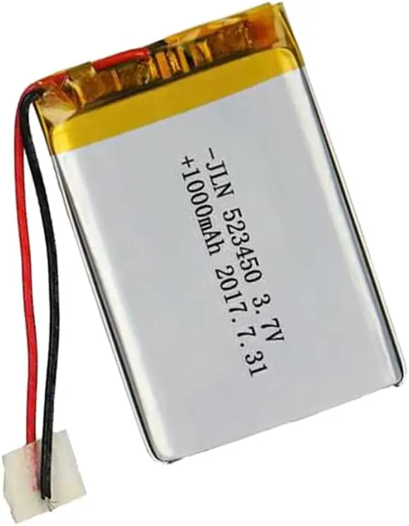 Jeada 1PC 523450 3.7V 1000mAh Polymer Lipo Battery with PCM Rechargeable Battery
