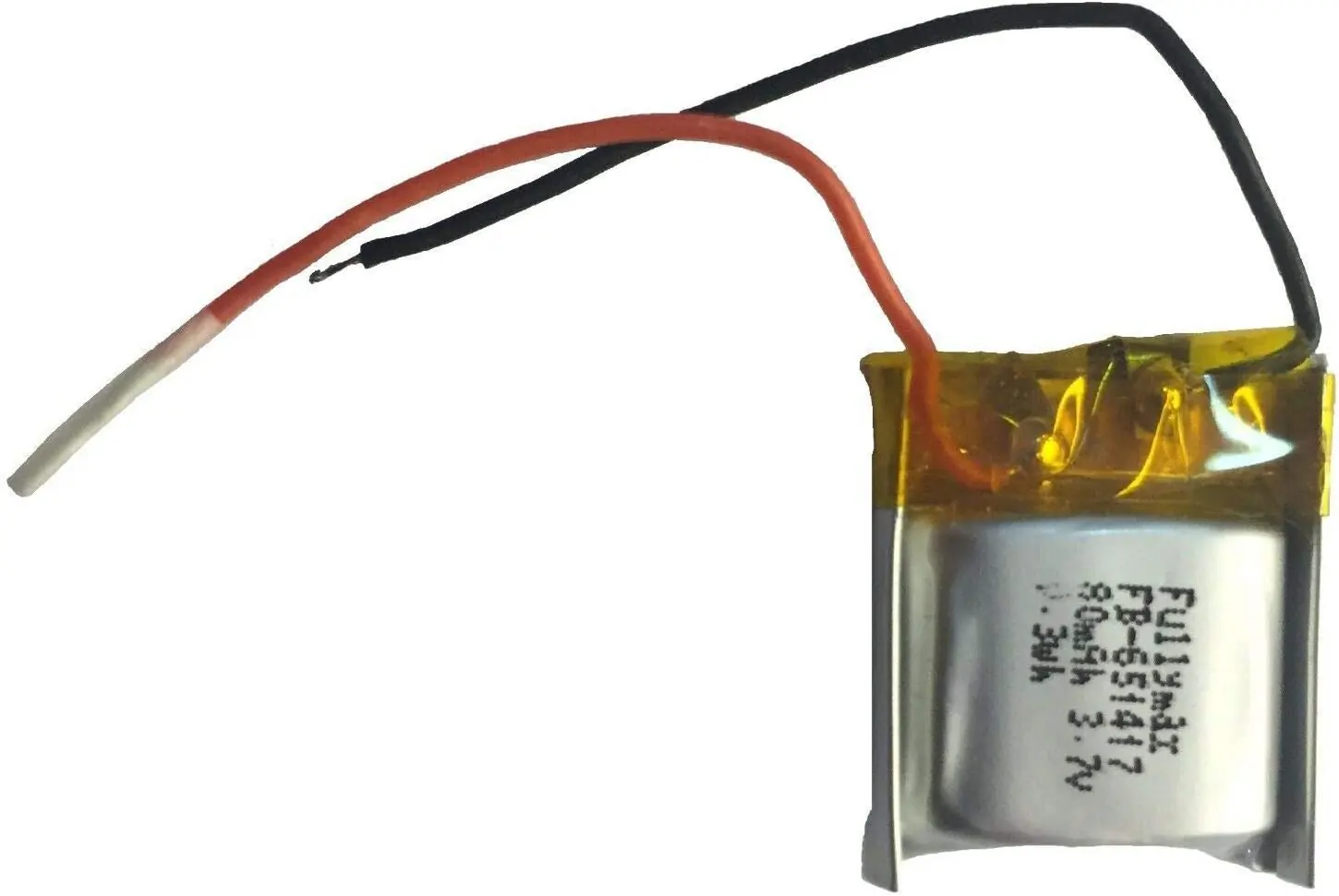 Jeada 2PCS 601417 3.7V 60mAh Polymer Lipo Battery with PCM Rechargeable