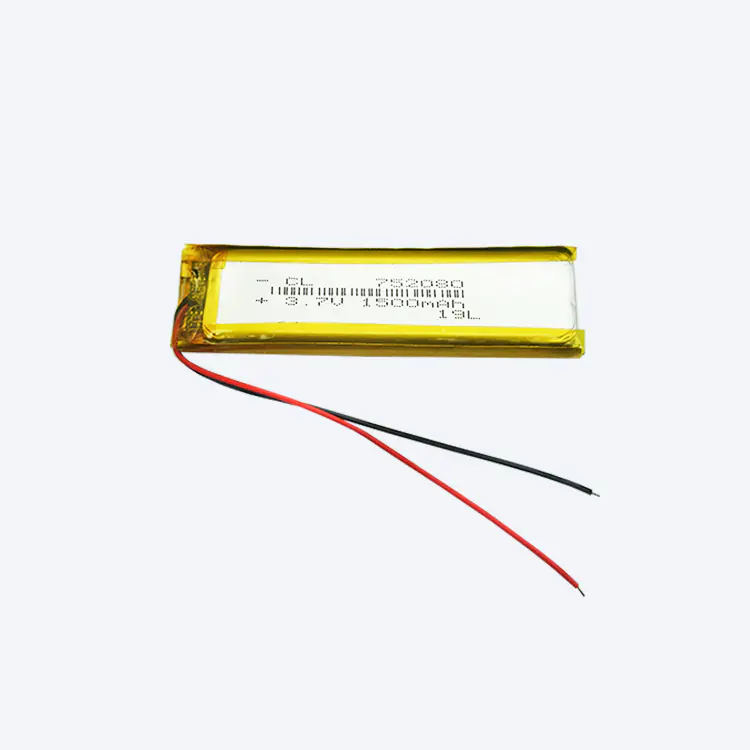 Jeada 1PC 3.7V 752080 Polymer Lipo Battery With PCM Rechargeable